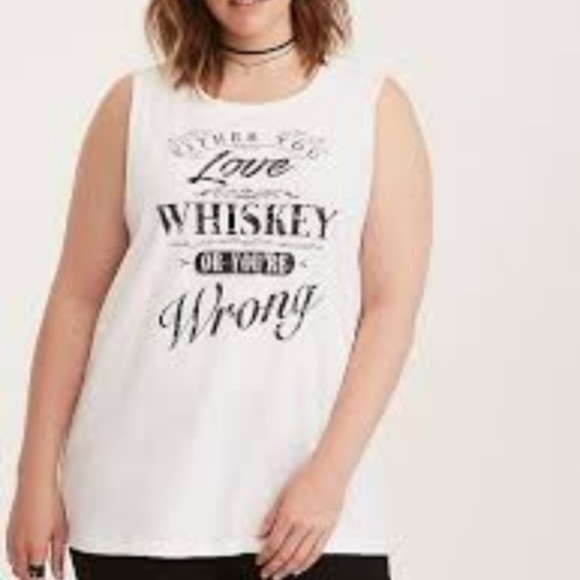 torrid Tops - Torrid Love Whiskey Muscle Festival Tank Top 2X